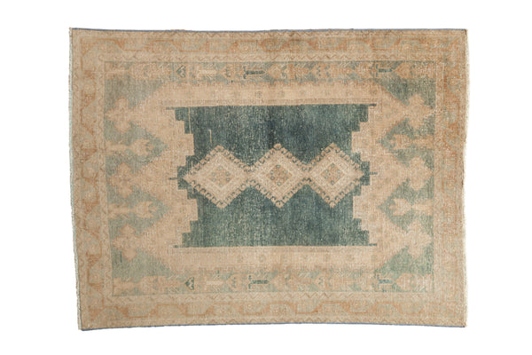 3.5x4.5 Vintage Distressed Isparta Square Rug // ONH Item 12990