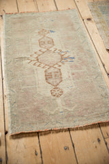 1.5x3 Vintage Distressed Oushak Rug Mat // ONH Item 12994, Image 5