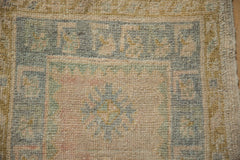1.5x3 Vintage Distressed Oushak Rug Mat // ONH Item 12996, Image 2