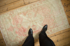 2.5x5 Vintage Distressed Oushak Rug Runner // ONH Item 12999, Image 1