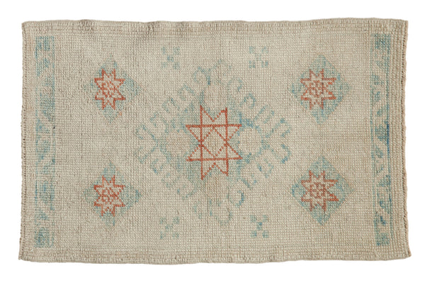 2x3.5 Distressed Oushak Rug // ONH Item 13002