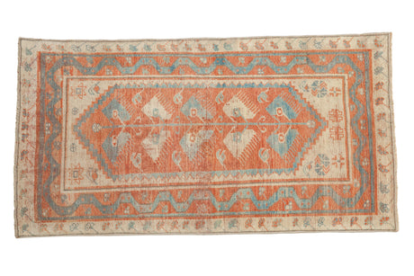 2.5x5 Distressed Oushak Rug Runner // ONH Item 13006