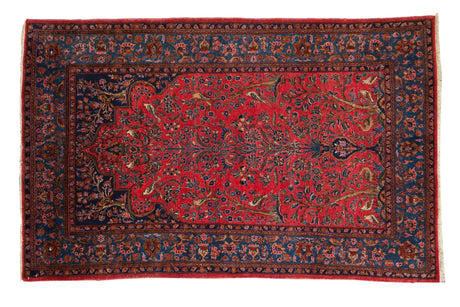 4x6.5 Antique Sarouk Rug // ONH Item 130091