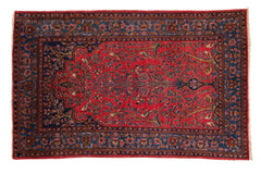 4x6.5 Antique Sarouk Rug // ONH Item 130091