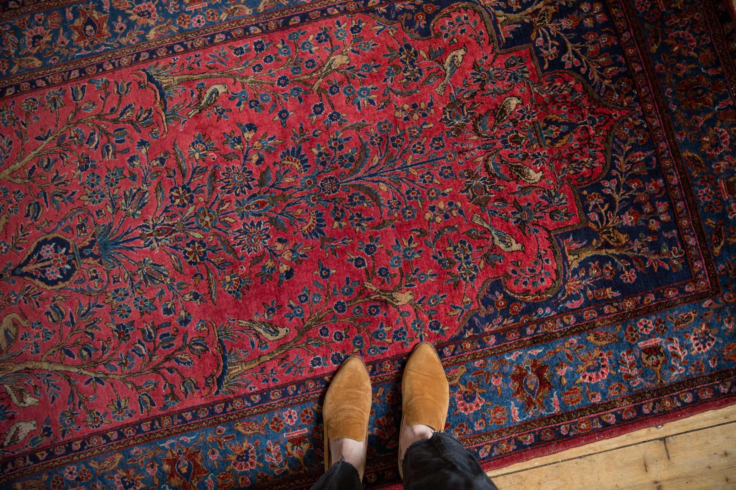4x6.5 Antique Sarouk Rug // ONH Item 13009, Image 1