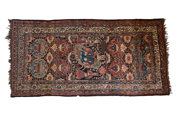 6x12.5 Antique Afshar Rug Runner // ONH Item 130531