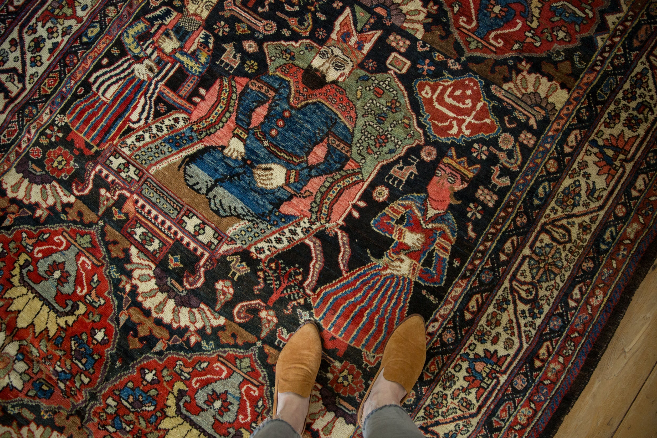 6x12.5 Antique Afshar Rug Runner // ONH Item 13053, Image 1