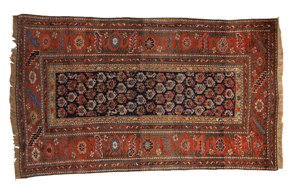 4x6 Antique Kurdish Hamadan Rug // ONH Item 130551