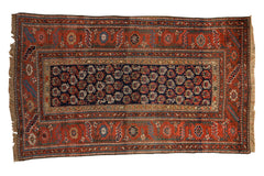 4x6 Antique Kurdish Hamadan Rug // ONH Item 130551