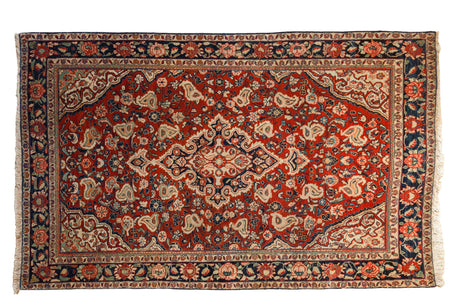 4x7 Vintage Sarouk Rug // ONH Item 130561