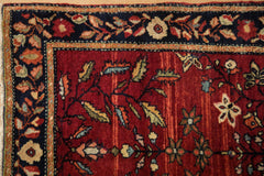 2x2.5 Antique Farahan Sarouk Square Rug Mat // ONH Item 13083, Image 2