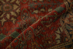 2.5x2.5 Vintage Farahan Sarouk Square Rug Mat // ONH Item 13086, Image 6