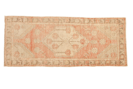 2.5x6.5 Vintage Distressed Oushak Rug Runner