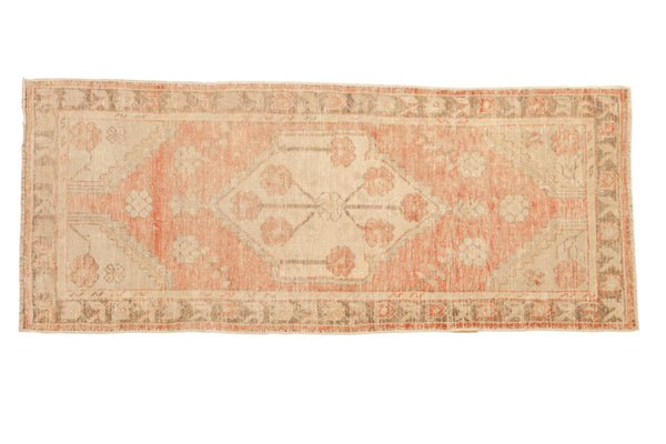 2.5x6.5 Vintage Distressed Oushak Rug Runner