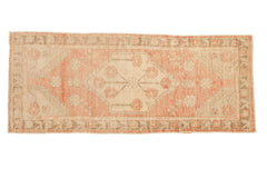 2.5x6.5 Vintage Distressed Oushak Rug Runner