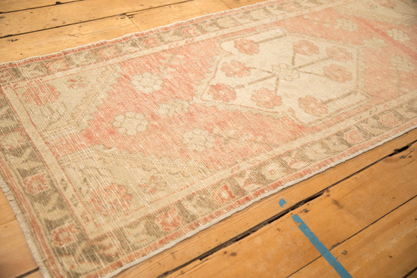 2.5x6.5 Vintage Distressed Oushak Rug Runner