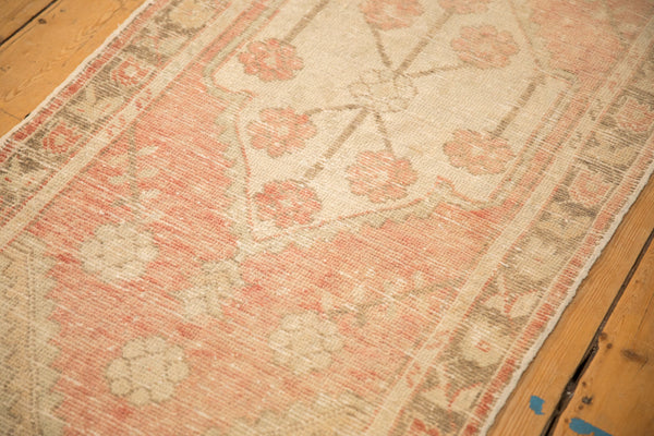 2.5x6.5 Vintage Distressed Oushak Rug Runner