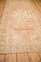 2.5x6.5 Vintage Distressed Oushak Rug Runner