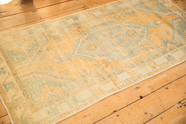 3x5.5 Vintage Distressed Oushak Rug