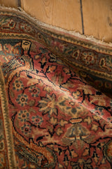 1.5x1.5 Vintage Farahan Sarouk Square Rug Mat