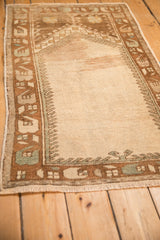 2.5x4 Vintage Distressed Oushak Rug