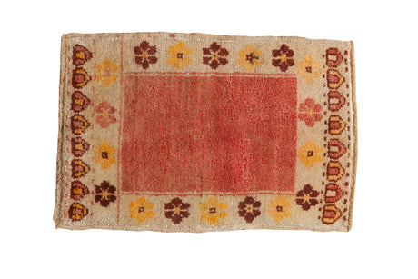 1.5x2.5 Vintage Distressed Anatolian Rug Mat