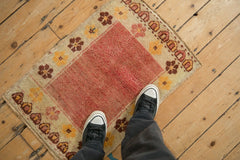 1.5x2.5 Vintage Distressed Anatolian Rug Mat