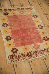 1.5x2.5 Vintage Distressed Anatolian Rug Mat