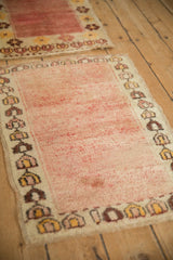 2x2.5 Vintage Distressed Anatolian Square Rug Mat