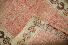 2x2.5 Vintage Distressed Anatolian Square Rug Mat
