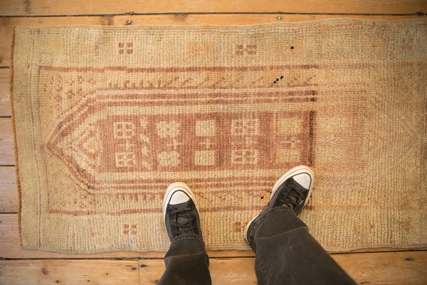 2x4 Vintage Distressed Anatolian Rug Runner