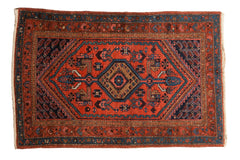 3x5 Vintage Kurdish Hamadan Rug