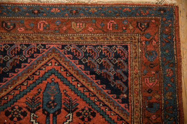 3x5 Vintage Kurdish Hamadan Rug