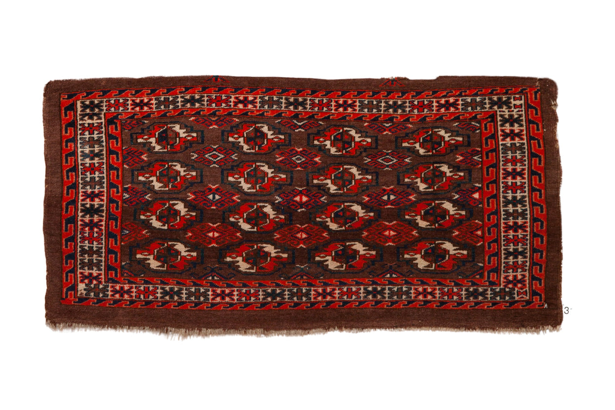 2x4 Antique Turkmen Rug Runner
