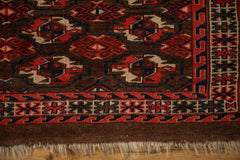 2x4 Antique Turkmen Rug Runner