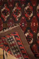 2x4 Antique Turkmen Rug Runner