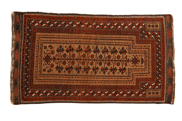 3x4.5 Antique Belouch Rug