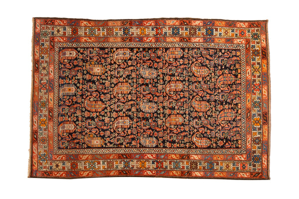 4.5x7 Antique Hamadan Rug