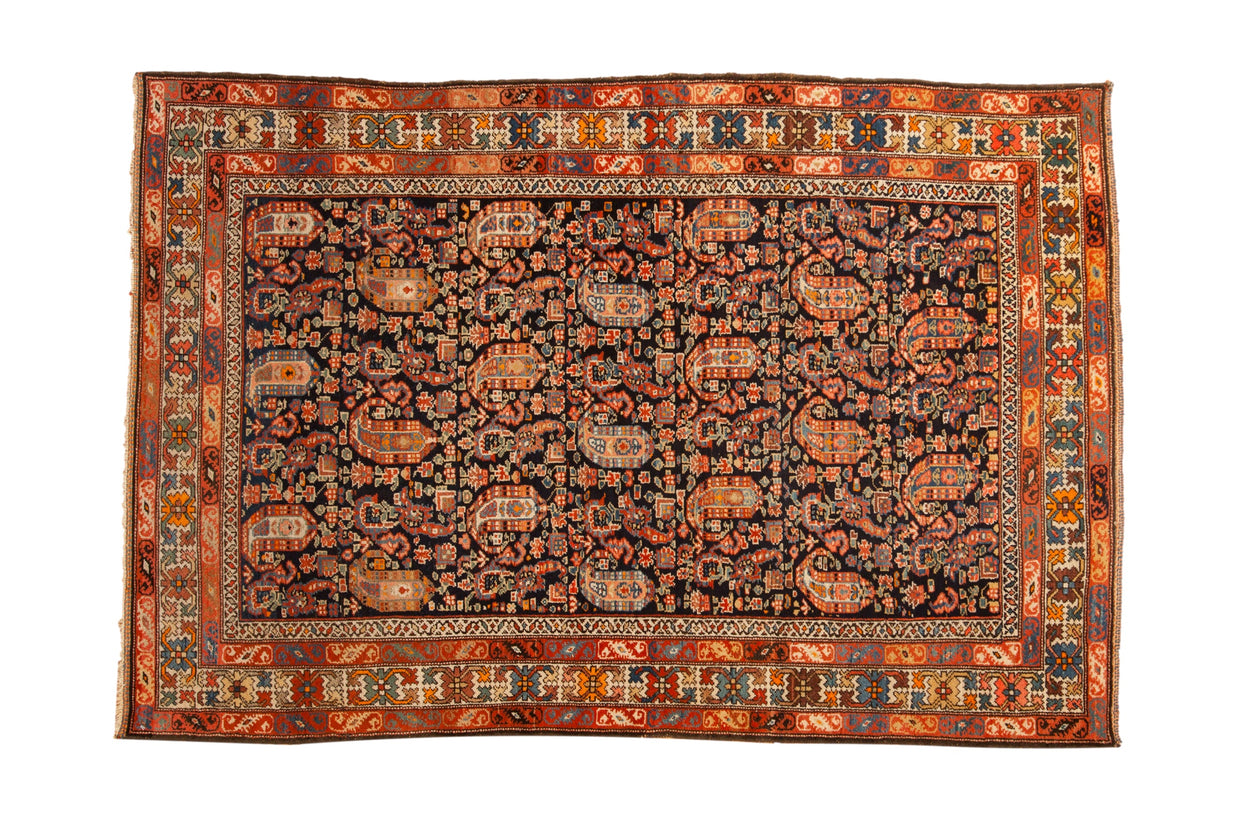 4.5x7 Antique Hamadan Rug