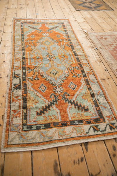 2.5x6 Vintage Distressed Oushak Rug Runner
