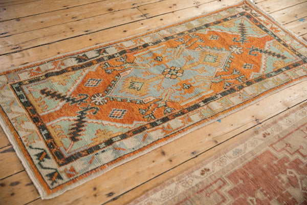 2.5x6 Vintage Distressed Oushak Rug Runner