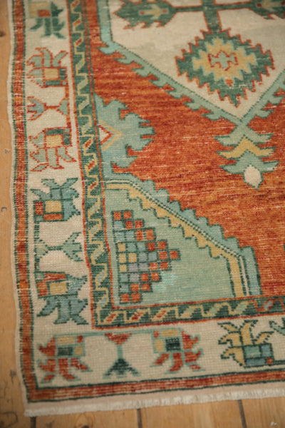 2.5x5.5 Vintage Distressed Oushak Rug Runner