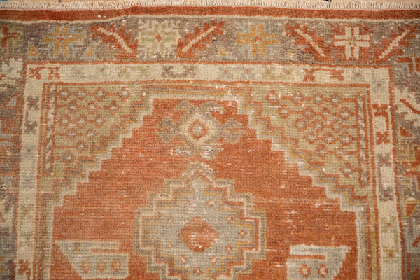 2.5x10.5 Vintage Distressed Oushak Rug Runner