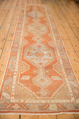 2.5x10.5 Vintage Distressed Oushak Rug Runner