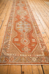 2.5x10.5 Vintage Distressed Oushak Rug Runner