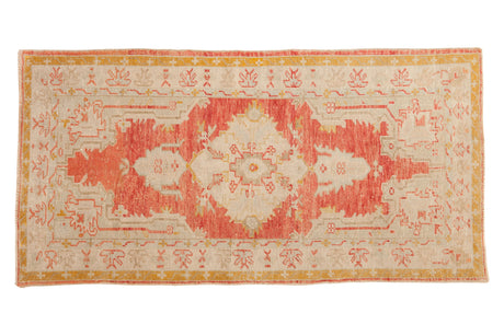 3.5x6.5 Vintage Distressed Oushak Rug