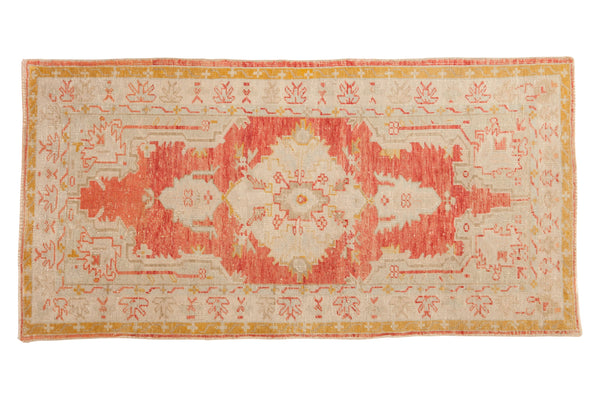 3.5x6.5 Vintage Distressed Oushak Rug