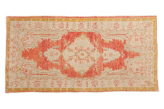 3.5x6.5 Vintage Distressed Oushak Rug