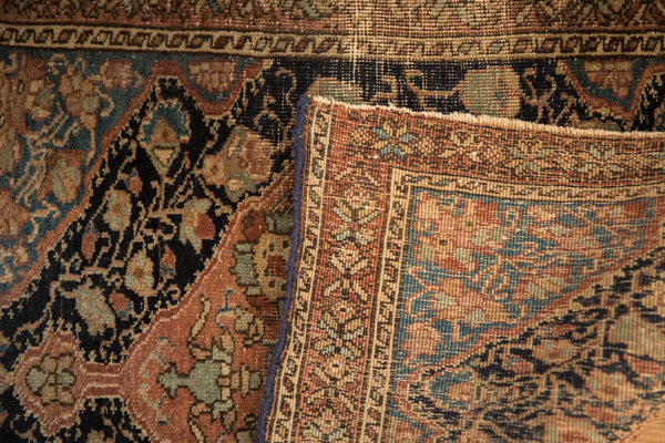 2x2.5 Antique Sarouk Square Rug Mat