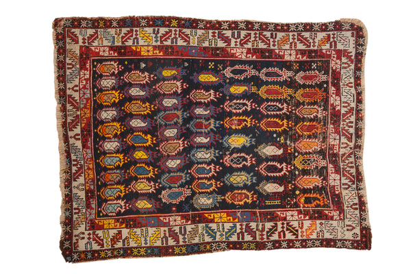 3.5x5 Antique Caucasian Rug